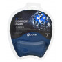 Коврик для мыши Oklick OK-RG0580-BL Мини темно-синий 245x220x24мм Oklick OK-RG0580-BL