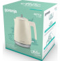 Чайник Gorenje Чайник электрический K15RL 1.7л. 2200Вт бежевый (корпус: металл/пластик)
