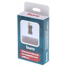 Кабель Buro Переходник USB Type-C (m)-microUSB (f) черный 0.1м (BHP RET TPC-MCR)
