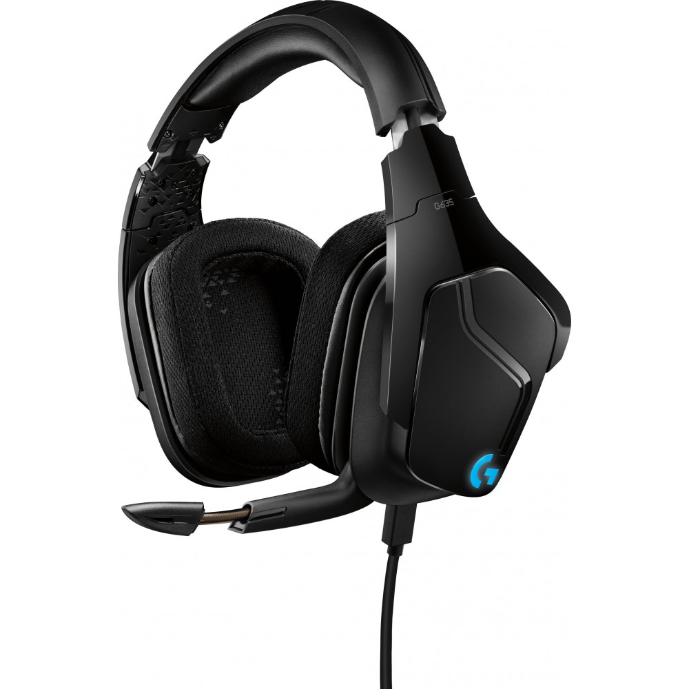 Игровая гарнитура Logitech G635 LIGHTSYNC 7.1 Surround Sound (981-000750)
