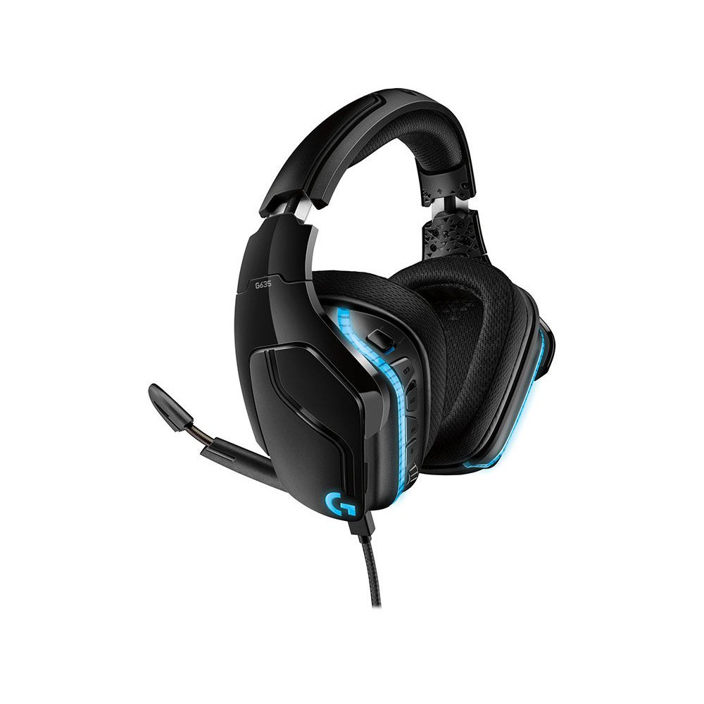 Игровая гарнитура Logitech G635 LIGHTSYNC 7.1 Surround Sound (981-000750)
