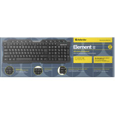 Defender Беспроводная клавиатура Element HB-195 RU,черный,мультимедиа Defender Element HB-195