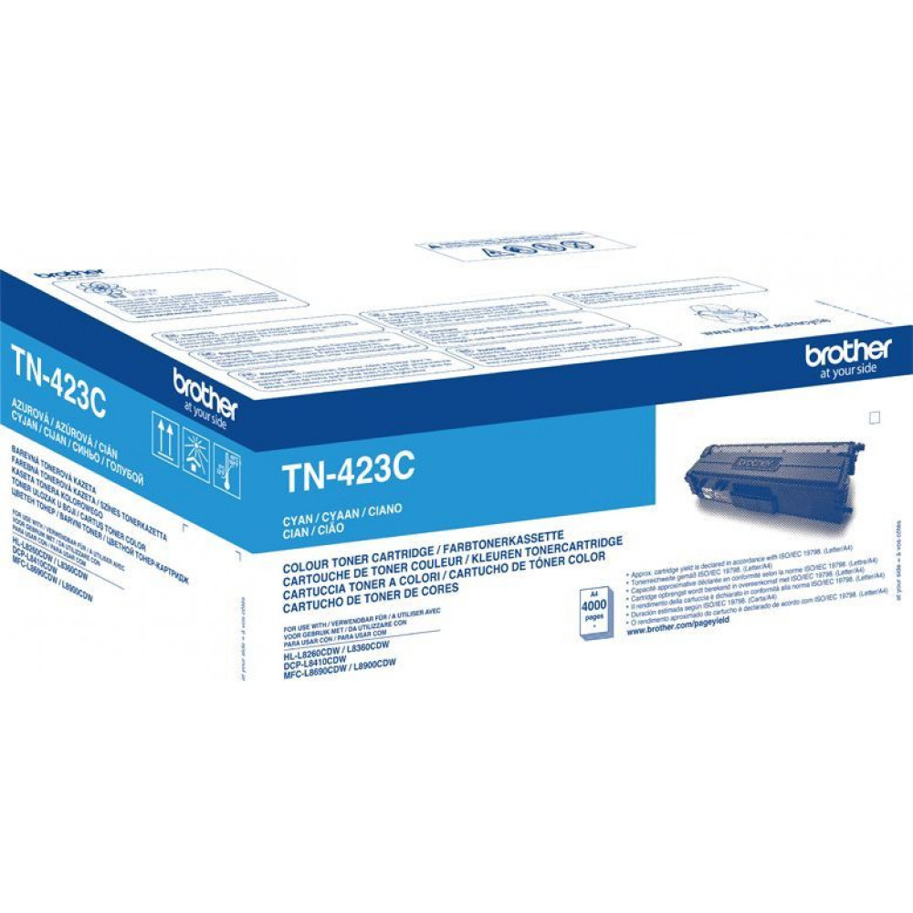 Картридж Brother Картридж TN-423C (4000 стр.) голубой для HLL8260CDW/DCPL8410CDW/MFCL8690CDW