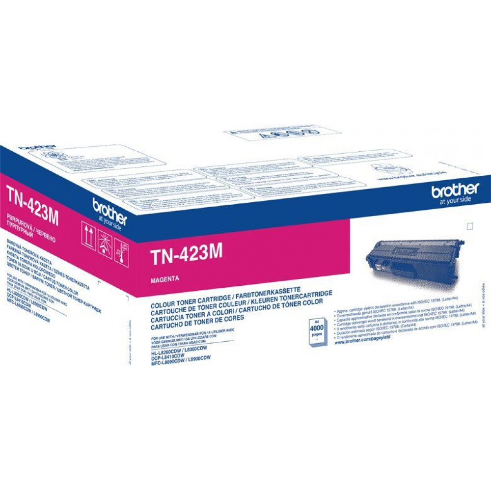 Картридж Brother Картридж TN-423M (4000 стр.) пурпурный для HLL8260CDW/DCPL8410CDW/MFCL8690CDW