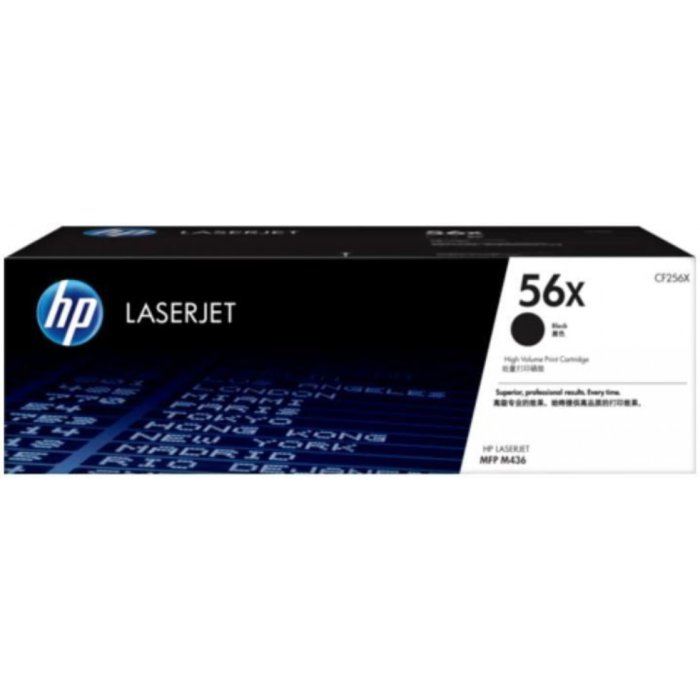 Тонер-картридж HP 56X Black Original LaserJet (CF256X)
