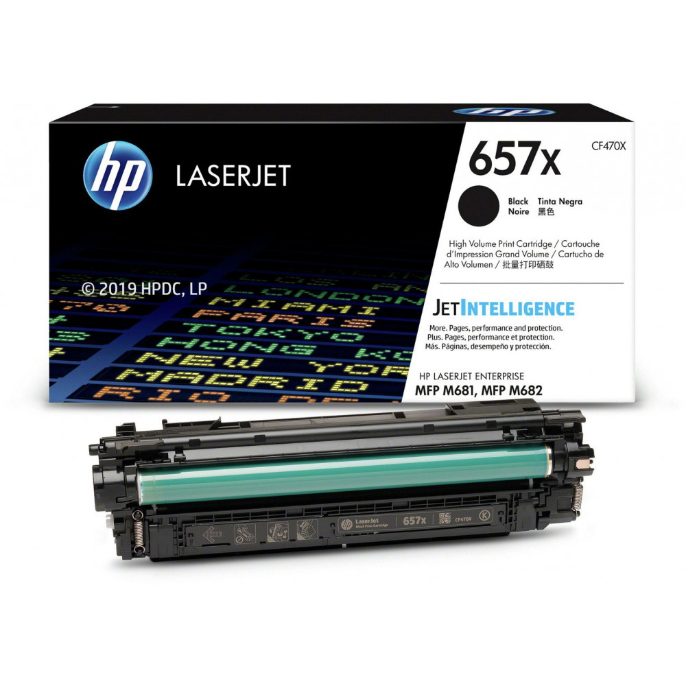 Тонер-картридж HP 657X Black Original LaserJet (CF470X)
