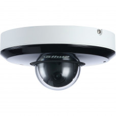 Уличная мини-купольная PTZ IP-видеокамера с ИИ, 4Мп 12.8 CMOS моторизованный объектив 2.812мм 4x Dahua Камера видеонаблюдения IP уличная DH-SD1A404XB-GNR