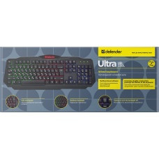 Defender Проводная клавиатура Ultra HB-330L RU,подсветка Defender Ultra HB-330L RU