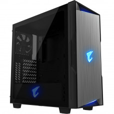 Корпус для ПК GIGABYTE Корпус Middle Tower без БП, Gigabyte AC300G ATX CASE/GPU:400mm/BLK GB-AC300G
