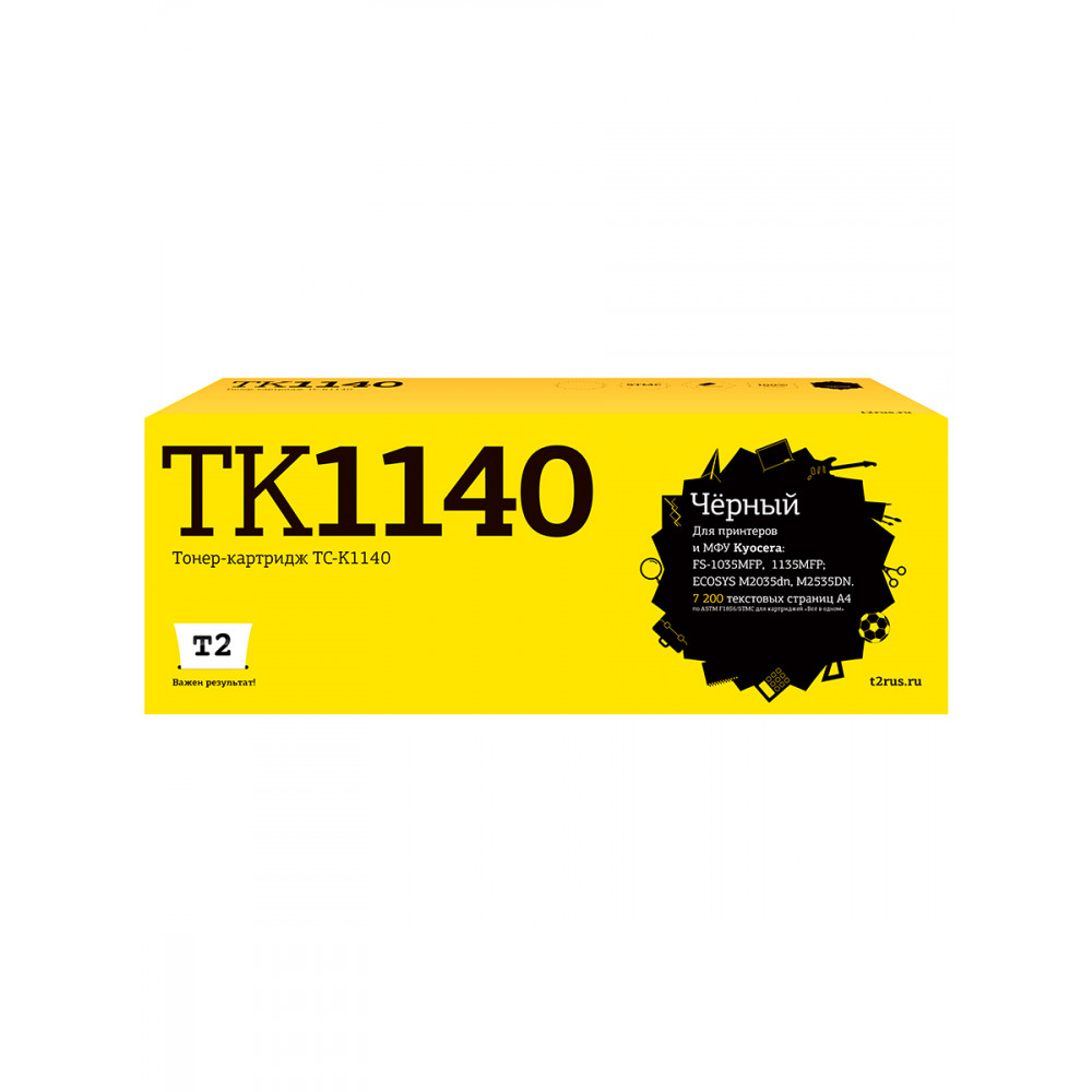 картридж T2 TC-K1140 (TK-1140) для Kyocera FS-1035MFP/1135MFP
