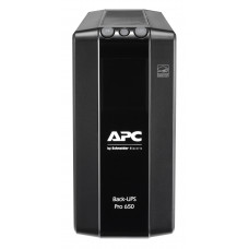 ИБП APC Источник бесперебойного питания Back-UPS Pro BR650MI 390Вт 650ВА черный
