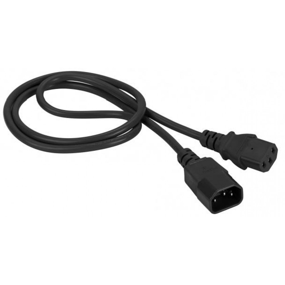 Шнур питания LANMASTER LAN-PP1314-0.5-BK