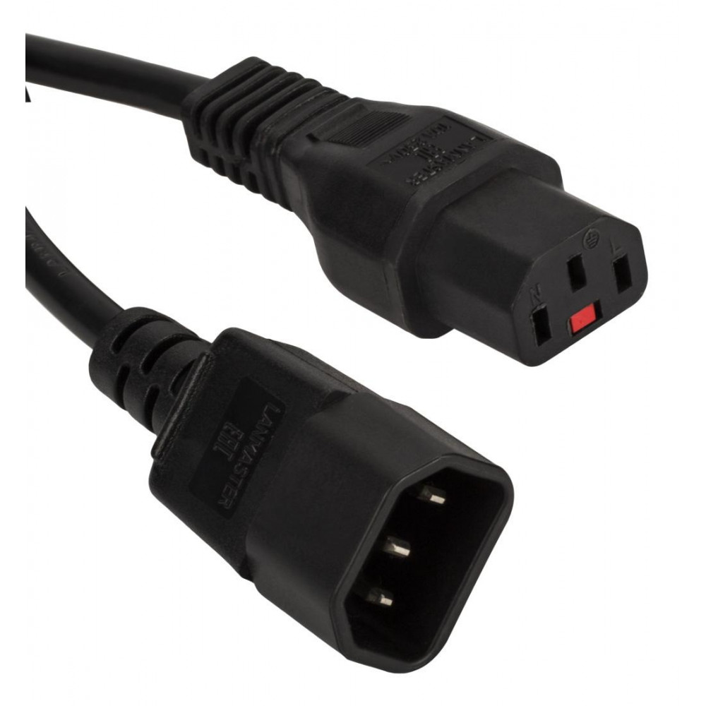 Шнур питания LANMASTER LAN-PP1314-3.0-BK