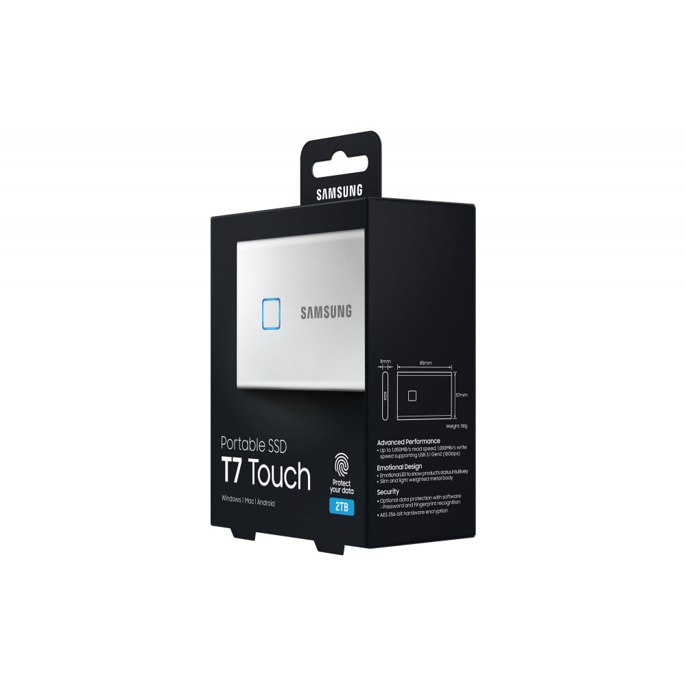Внешние HDD и SSD Samsung T7 Touch 2000GB (MU-PC2T0SWW)