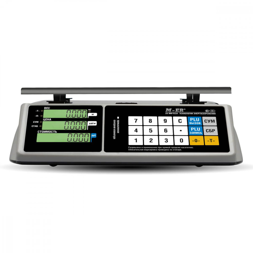 Торговые настольные весы M-ER 328 AC-15.2 