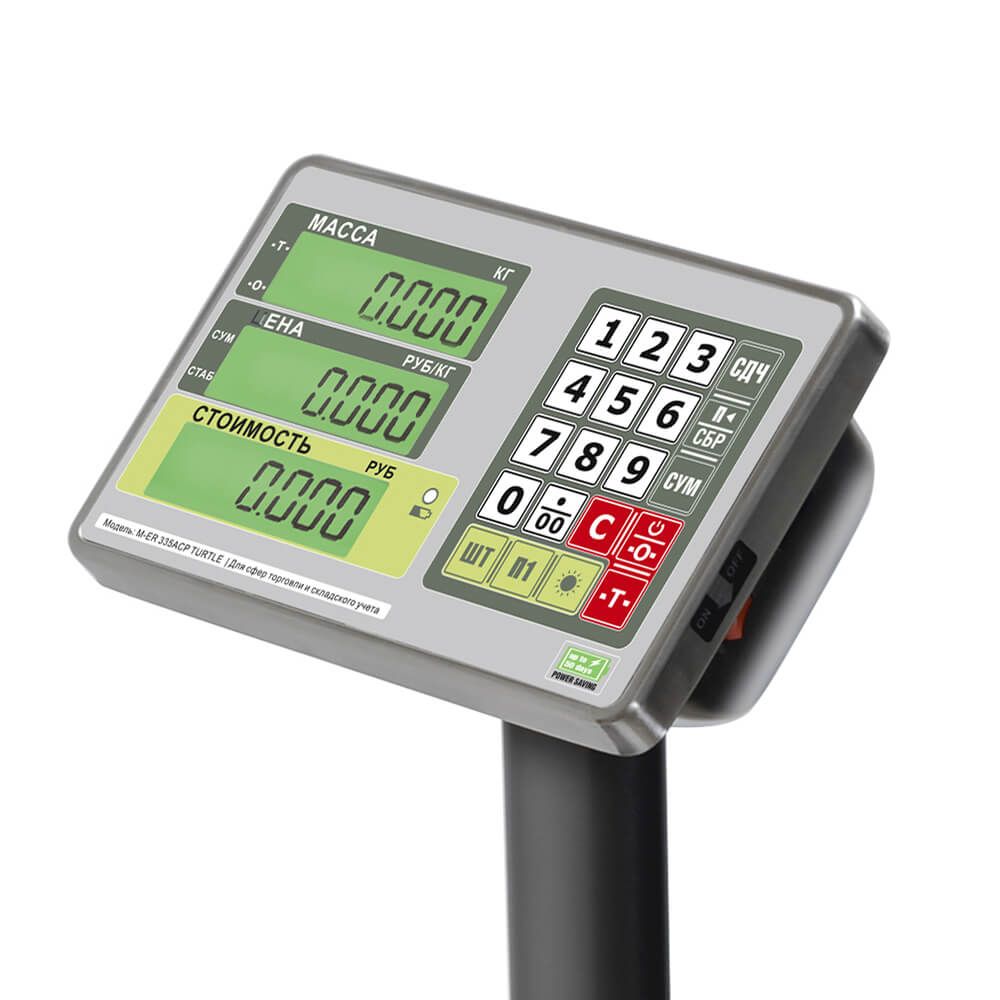 Торговые напольные весы M-ER 335 ACPU-60.10 