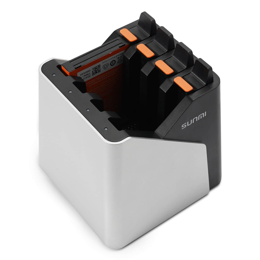 Зарядное устройство для 4 аккумуляторов ТСД Mertech SUNMI L2K 9025
