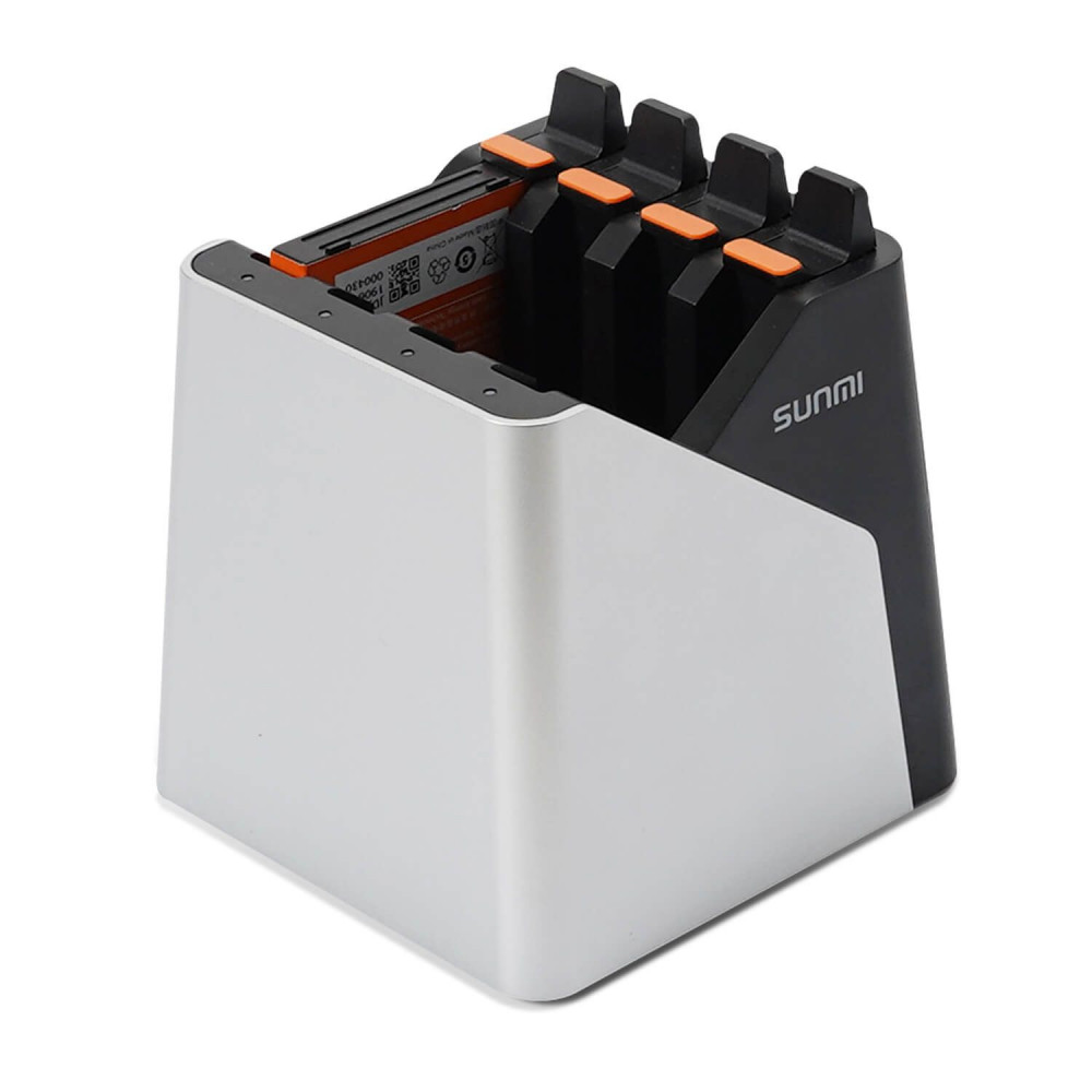 Зарядное устройство для 4 аккумуляторов ТСД Mertech SUNMI L2K 9025
