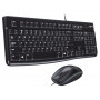Комплект (клавиатура + мышь) Logitech Клавиатура + мышь Desktop MK120 Black