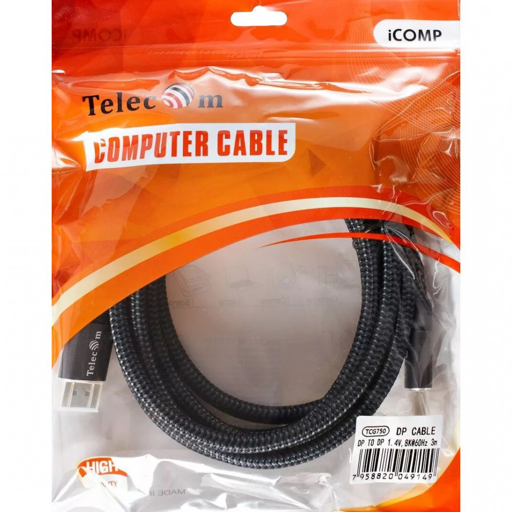Кабель DisplayPort Telecom (м/м) 3 м (TCG750-3M)

