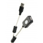 Кабель-адаптер USB2.0-repeater, удлинительный активный &ltAm--&gtAf> 15м AopenQust &ltACU823-15M> VCOM AOpen USB 2.0 Type-AM - USB 2.0 Type-AF 15м