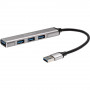 Переходник Telecom Мультифункциональный хаб USB 3.0 MUSB 3.0 F3 x USB 2.0 F (TA308U)