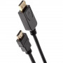 Кабель-переходник DisplayPort M-> HDMI M 1.8m iOpen (AopenQust) &ltACG494-1.8M> VCOM Кабель-переходник AOpenQust DisplayPort MHDMI M (ACG494-1.8M)
