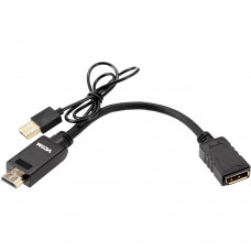Кабель-переходник VCOM Кабель-переходник USB Type-A M+HDMI MDisplayPort F (CG599E-0.15M)