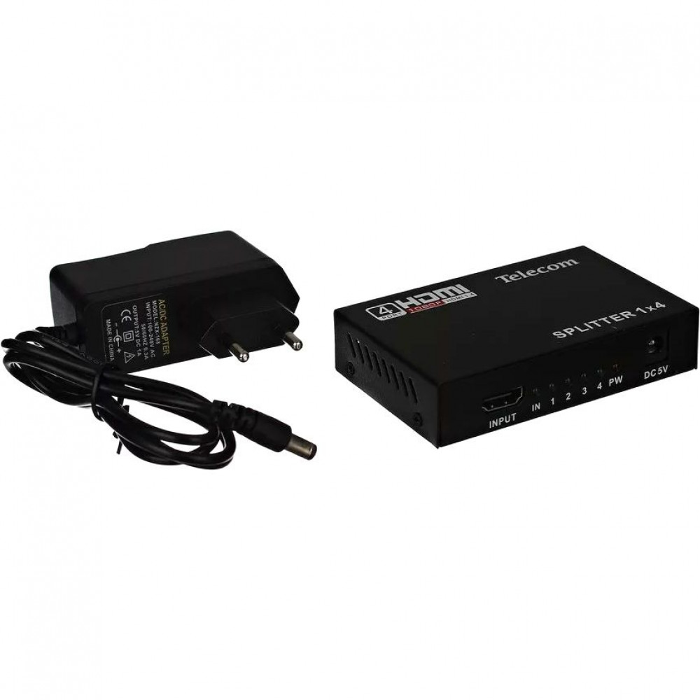 Разветвитель HDMI Telecom F4 x HDMI F (TTS5020)

