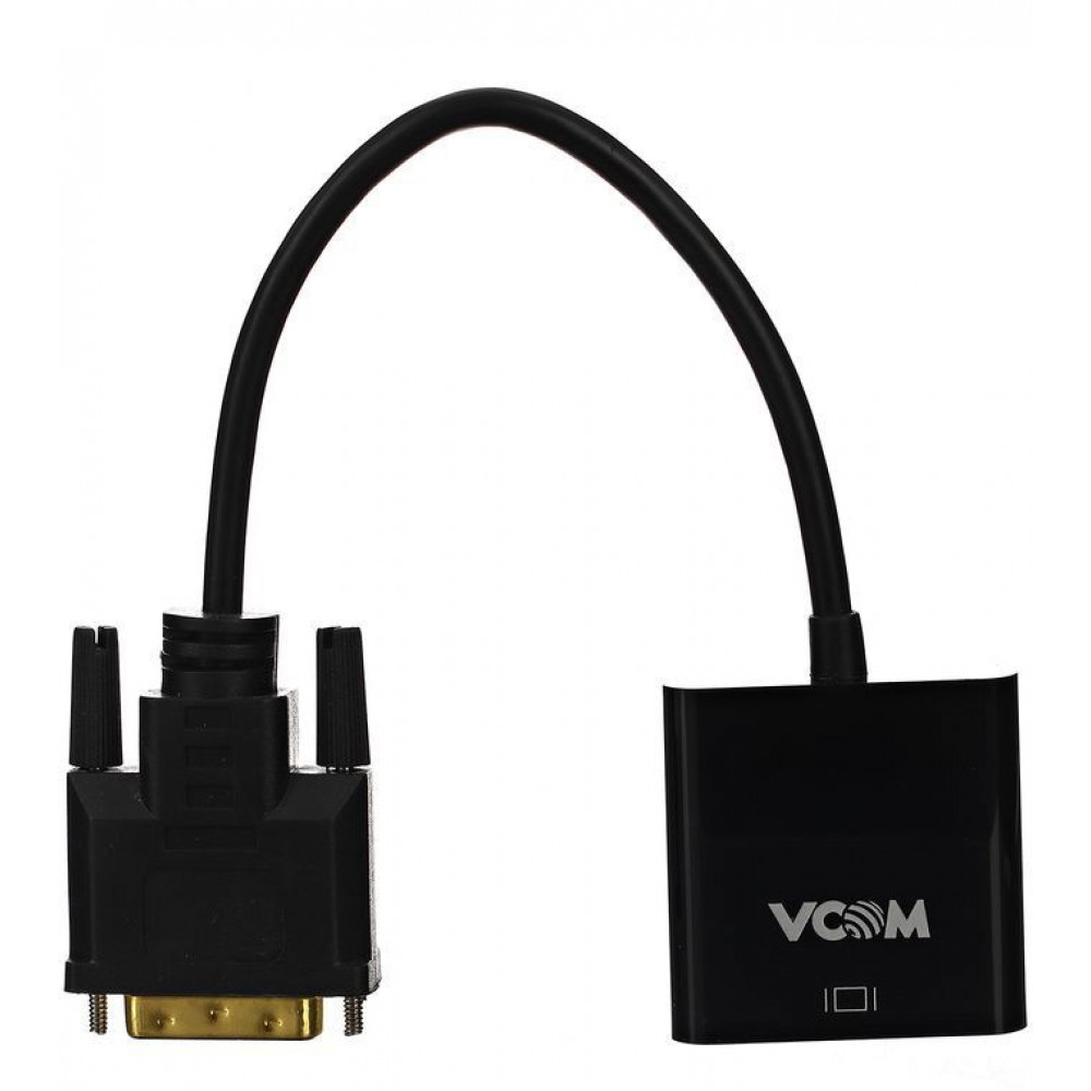 Кабель-переходник VCOM DVI-D 25M - VGA 15F