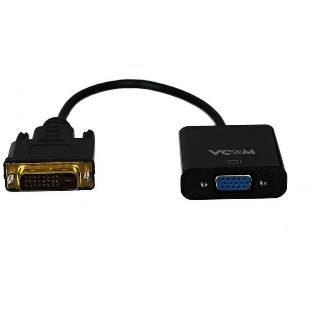 Кабель-переходник VCOM DVI-D 25M - VGA 15F