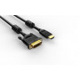 Кабель HDMI AMDVI(24+1)M, 10м, CU, 1080P60Hz, 2F, VCOM &ltCG484GD-10M> VCOM HDMI (m) - DVI-D (m)