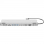 Адаптер VCOM Док-станция USB 3.1 Type-C (CU4703) с HDMI, VGA, DisplayPort, RJ45 и USB портами
