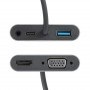 Адаптер USB Type-Cm--&gtVGA, HDMI 4k30Hz, USB3.0, PD, Audio, iOpen (AopenQust)&ltACU4511> VCOM Адаптер-переходник AOpenQust USB 3.1 Type C MHDMI FVGA FUSB 3.0 Type A FJack 3.5 mm F (ACU4511)