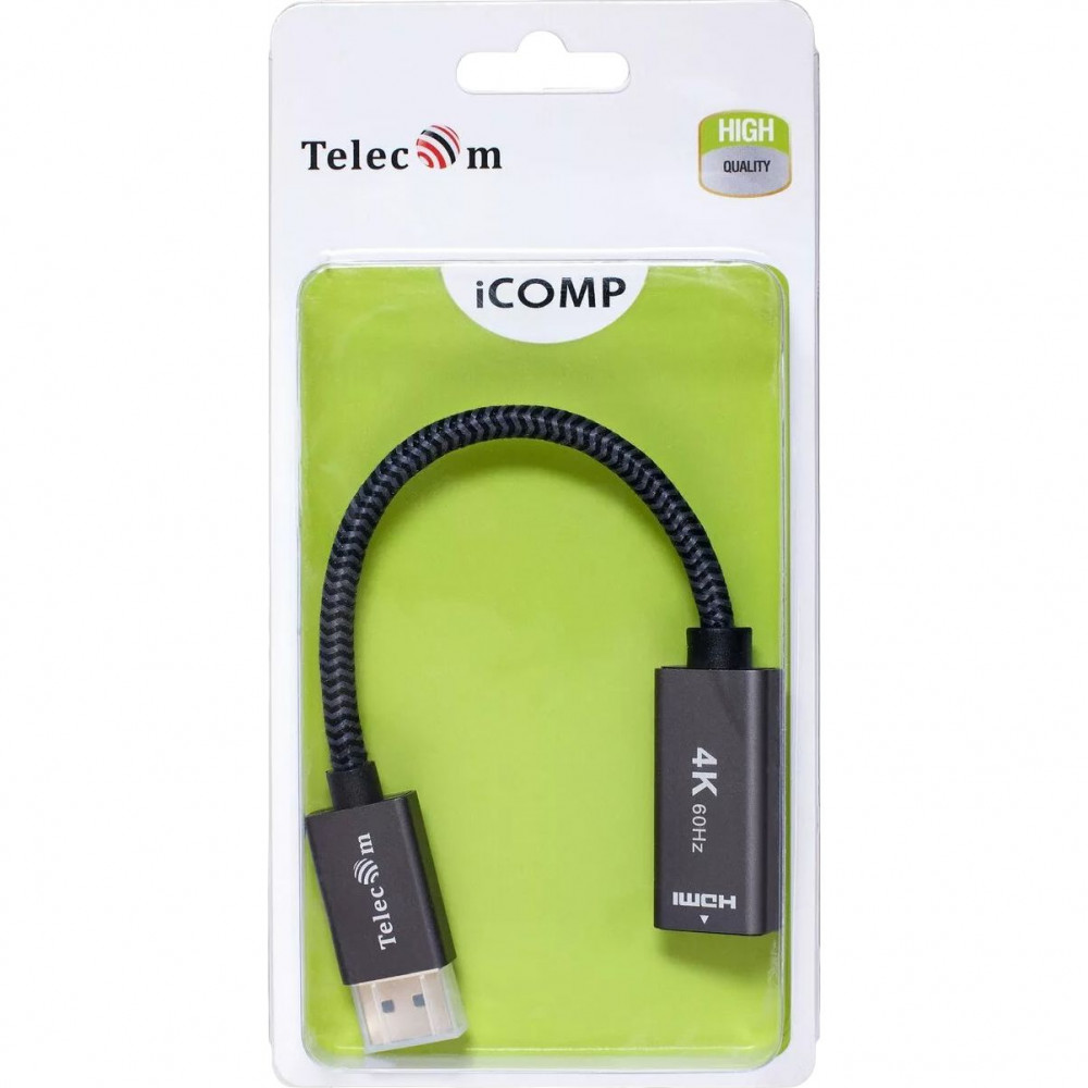 Кабель-переходник Telecom DisplayPort (M) - HDMI (F) TA560
