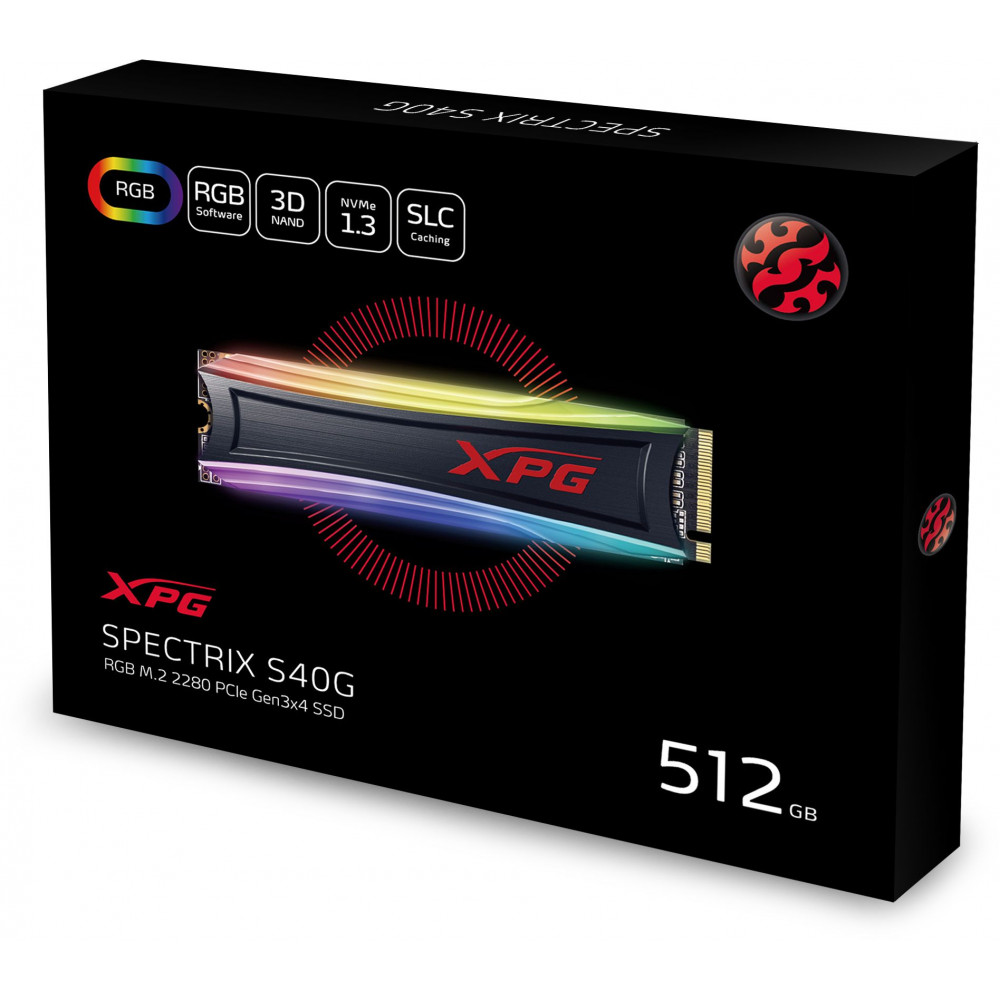 Твердотельный накопитель ADATA XPG SPECTRIX S40G 512GB (AS40G-512GT-C)
