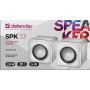 Defender1 Акустическая 2.0 система SPK 33 белый, 5 Вт, питание от USB Defender SPK 33 (65631)
