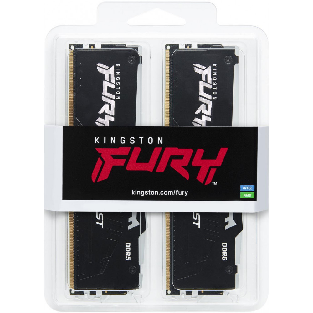 Оперативная память Kingston FURY Beast RGB 32GB (2x16GB) DDR5 5200MHz KF552C40BBAK2-32
