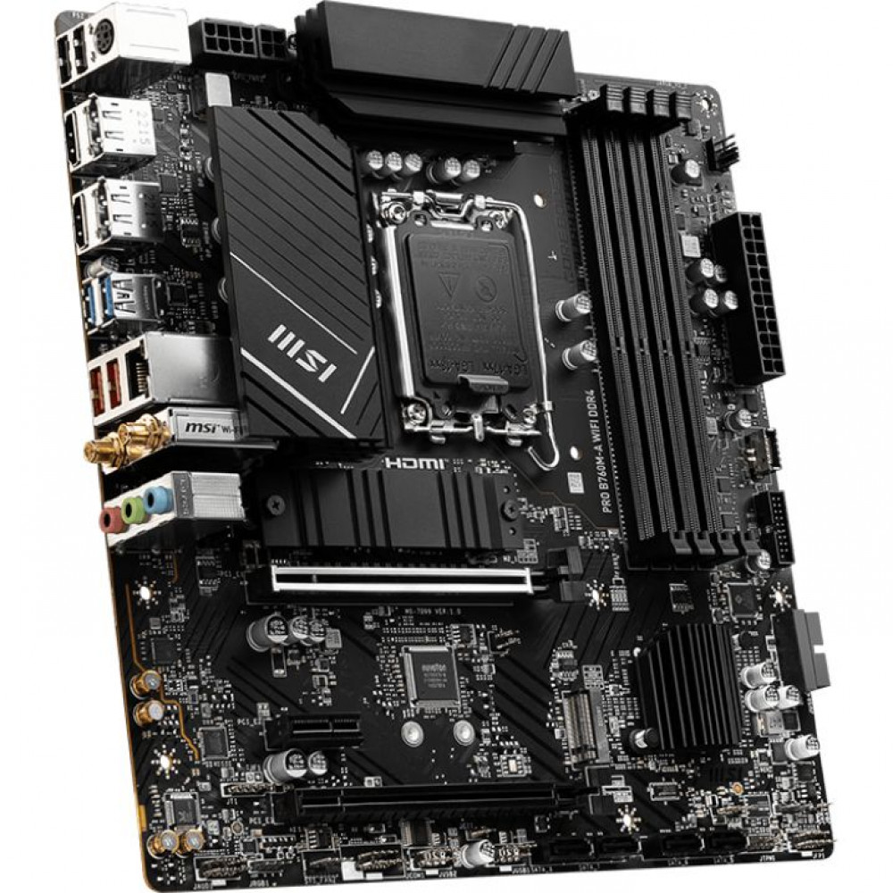 Материнская плата MSI PRO B760M-A WIFI DDR4.
