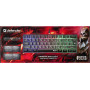 Defender Проводная игровая клавиатура Red GK-116 RU,радужная подсветка,61кнопка Defender Red GK-116 (45117)