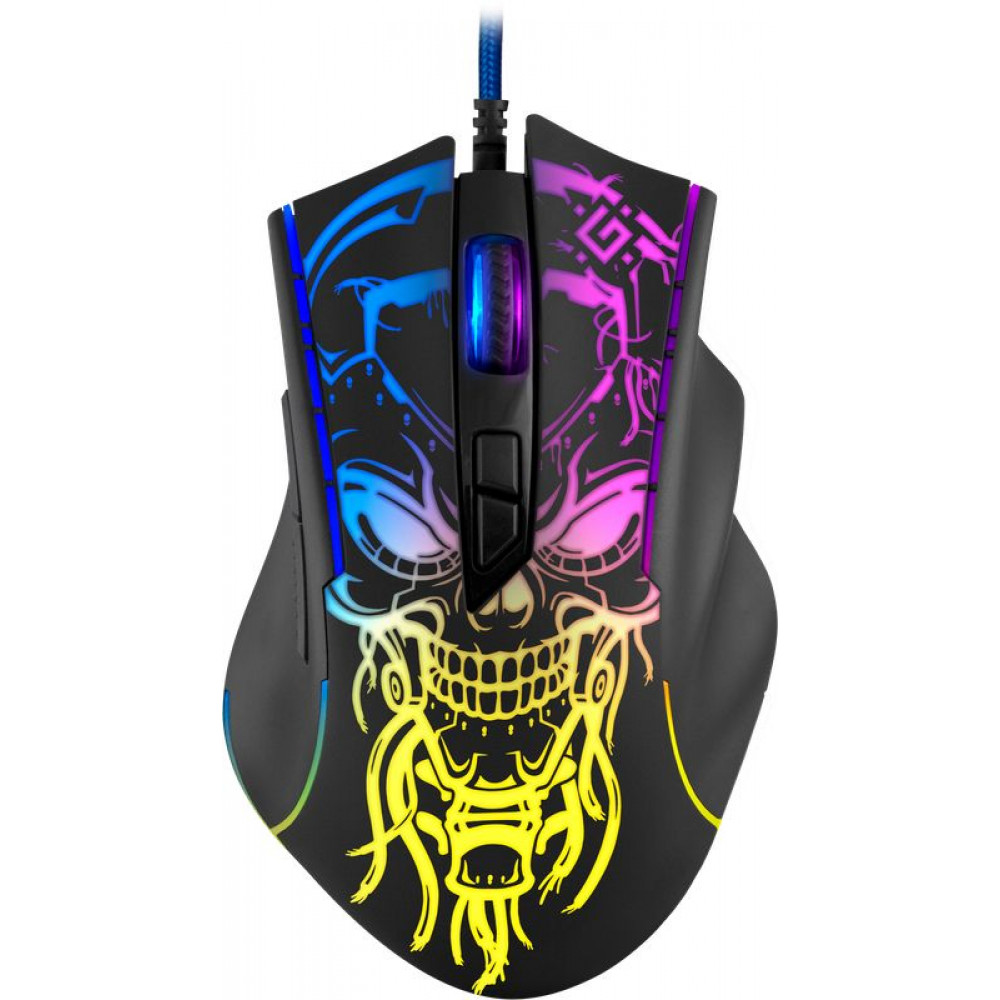 Defender Проводная игровая мышь Bulletstorm GM-928 7кнопок,7200dpi Defender Bulletstorm GM-928 (52928)