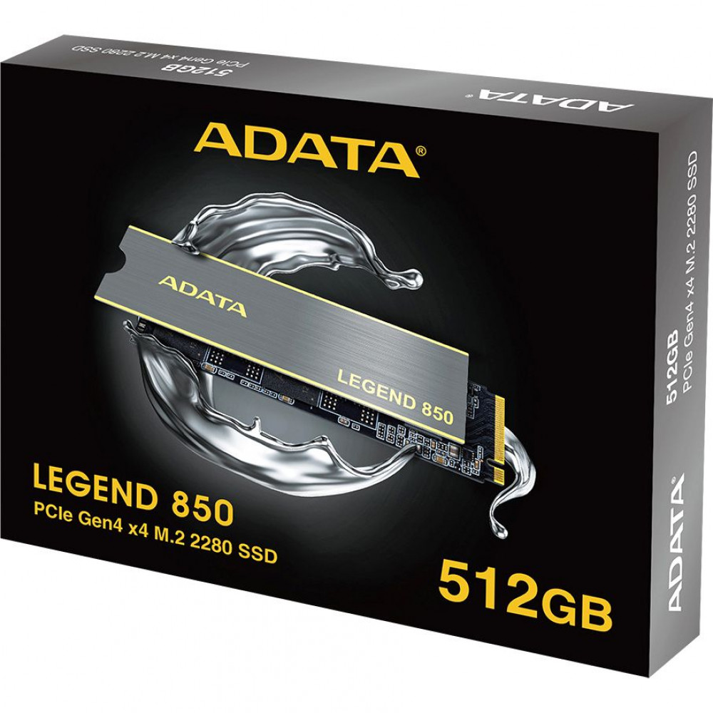 Твердотельный накопитель ADATA Legend 850 512GB (ALEG-850-512GCS)
