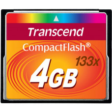 Карта памяти Transcend CompactFlash 133x 4GB TS4GCF133
