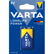 Батарейка Varta LONGLIFE POWER (HIGH ENERGY) Крона 6LR61 BL1 Alkaline 9V (4922) (11050) (1 шт.) VARTA Varta LONGLIFE POWER (HIGH ENERGY) Крона 6LR61 BL1 Alkaline 9V (4922) (11050)