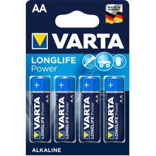 Батарейка Varta LONGLIFE POWER (HIGH ENERGY) LR6 AA BL4 Alkaline 1.5V (4906) (480400) (4 шт.) VARTA Varta LONGLIFE POWER LR 6AA (04906121414)