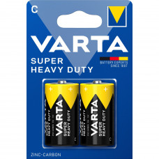 Батарейка Varta SUPERLIFE R14 C BL2 Heavy Duty 1.5V (2014) (224120) (2 шт.) VARTA Varta SUPERLIFE R14 C (02014101412)