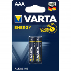 Батарейка Varta ENERGY LR03 AAA BL2 Alkaline 1.5V (4103) (220100) (2 шт.) VARTA Varta ENERGY LR03 AAA (04103229412)