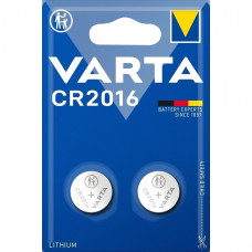 Батарейка Varta ELECTRONICS CR2016 BL2 Lithium 3V (6016) (220200) (2 шт.) VARTA Varta PRIMARY LITHIUM CR2016 (06016101402)