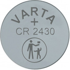 Батарейка Varta ELECTRONICS CR2430 BL1 Lithium 3V (6430) (110100) (1 шт.) VARTA Varta PRIMARY LITHIUM CR2430 (06430101401)