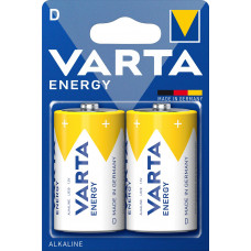 Батарейка Varta ENERGY LR20 D BL2 Alkaline 1.5V (4120) (220100) (2 шт.) VARTA Varta ENERGY LR20 D BL2 Alkaline 1.5V (4120) (220100) (2 шт.)